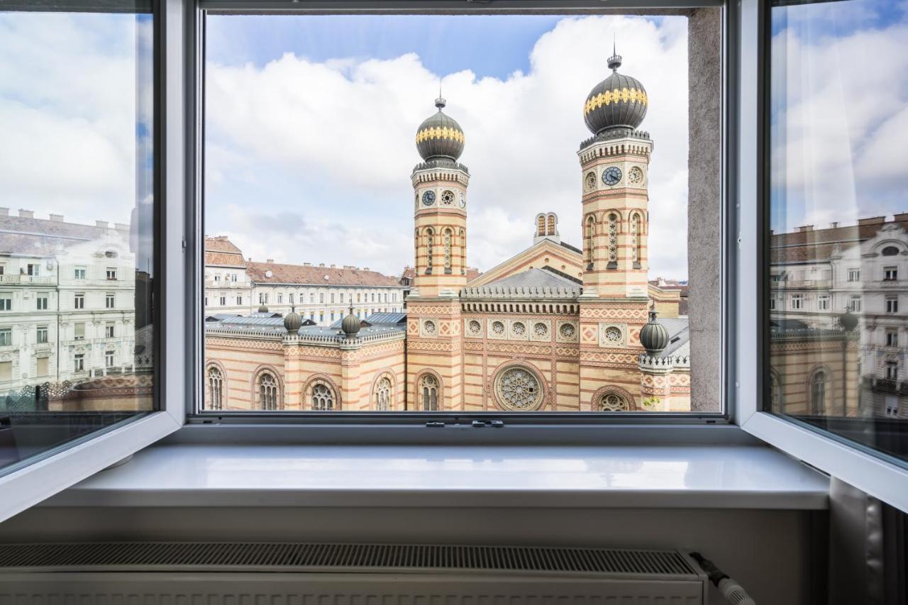 Breathless Panorama Synagogue Elegant Attic Free Parking Reservation Needed Budapest Eksteriør billede