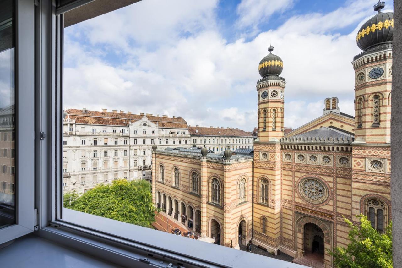 Breathless Panorama Synagogue Elegant Attic Free Parking Reservation Needed Budapest Eksteriør billede