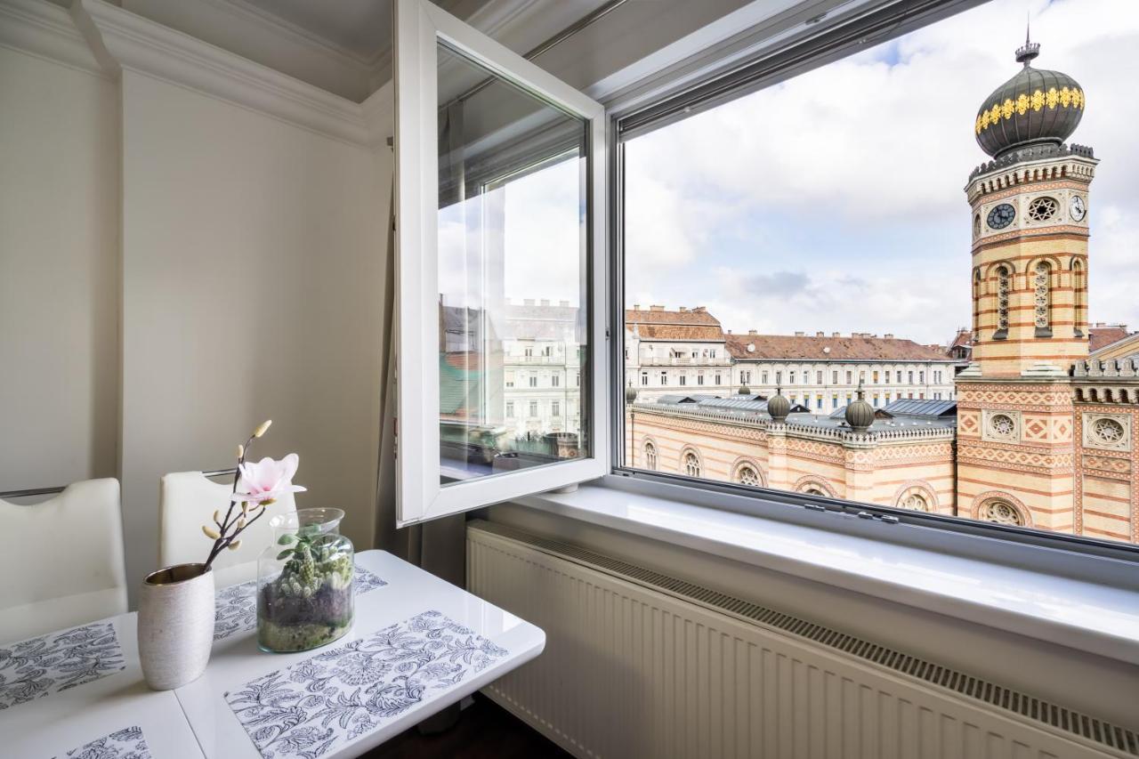 Breathless Panorama Synagogue Elegant Attic Free Parking Reservation Needed Budapest Eksteriør billede